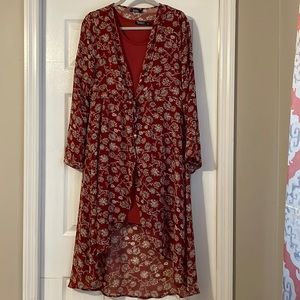 Cure dress and duster combo.